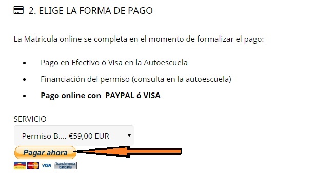 PAGAR AHORA. Como pagar en paypal sin cuenta, solo con tarjeta de crédito. Autoescuela Clase, tu autoescuela en Valencia, la mejor opción para sacarte el carnet y conducir en Valencia.